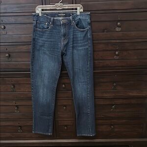 Lucky Brand Men's Dark Indigo Straight Jeans